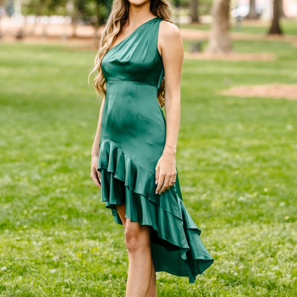 Green Cinq e sept dress